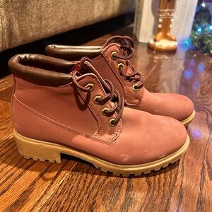 Women's Burgundy Ankle Boots